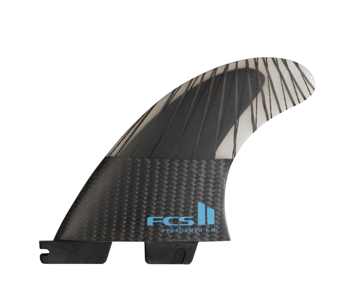 FCS II Performer PC Carbon + Aircore Tri Fin Set – Dive N' Surf FCS II Performer PC Carbon + Aircore Tri Fin Set – Dive N' Surf