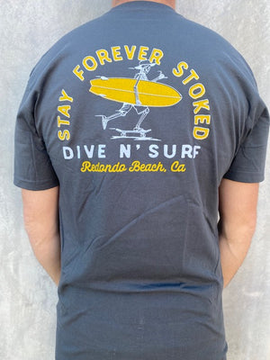 Skully Skates Surfboard SS Tee