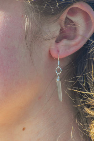 BO QUARTZ CRYSTAL EARRINGS