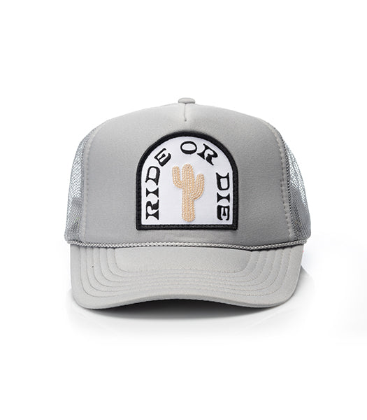 Local Beach Ride Or Die Patch Trucker Hat