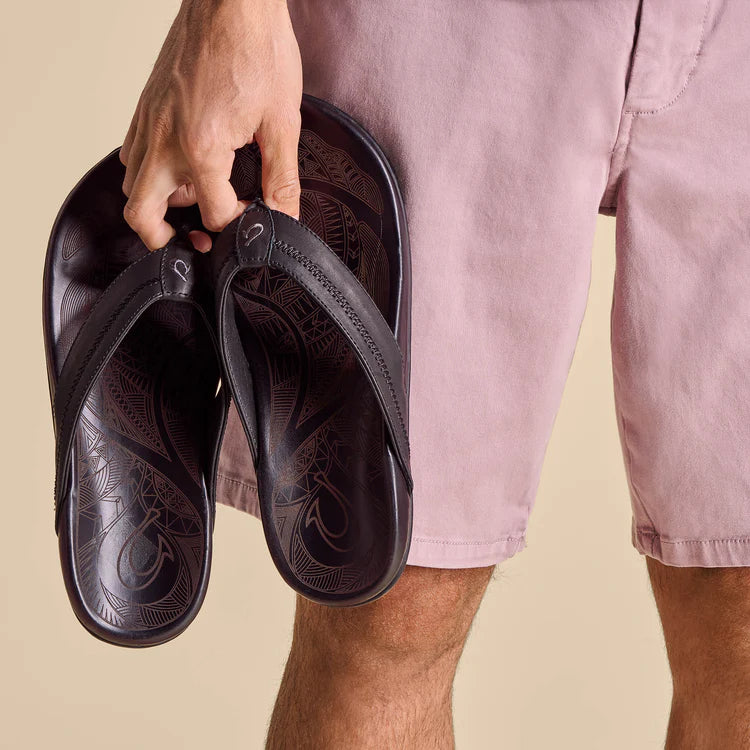 OluKai Hiapo Men's Leather Sandals