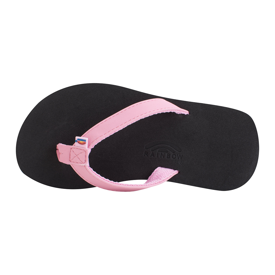 Rainbow Kid's Sandals Grombow Soft Rubber 1/2" Narrow Strap