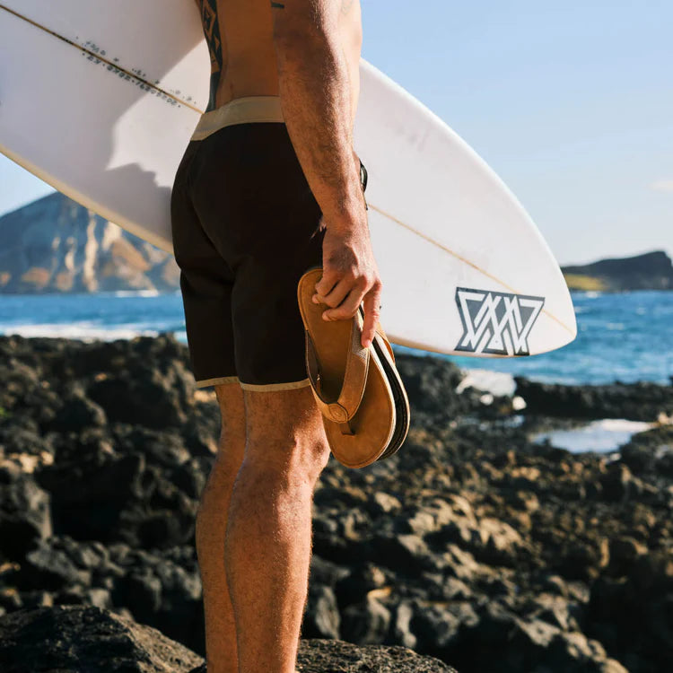 OluKai Tuahine Men's Leather Sandals
