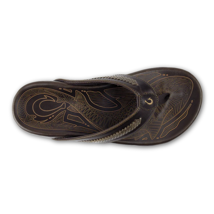 OluKai Mea Ola Mano Men's Leather Sandals