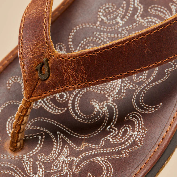 OluKai Paniolo Women's Leather Sandals