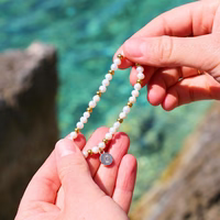 Mauka Jewelry Gold & Pearl Beaded Bracelet