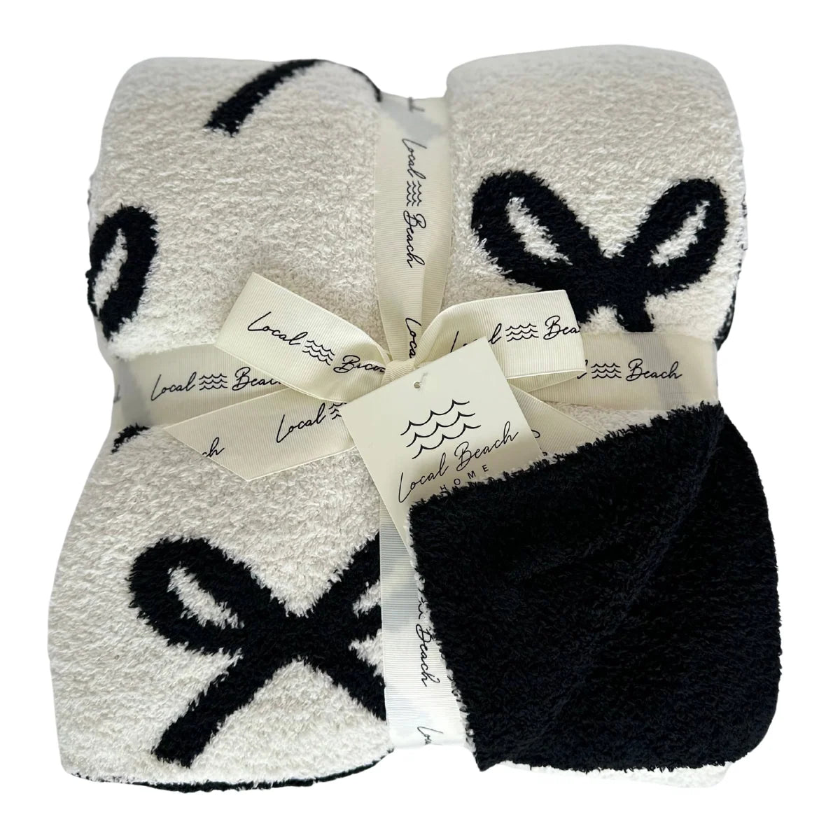 Local Beach Baby Bow Luxe Blanket
