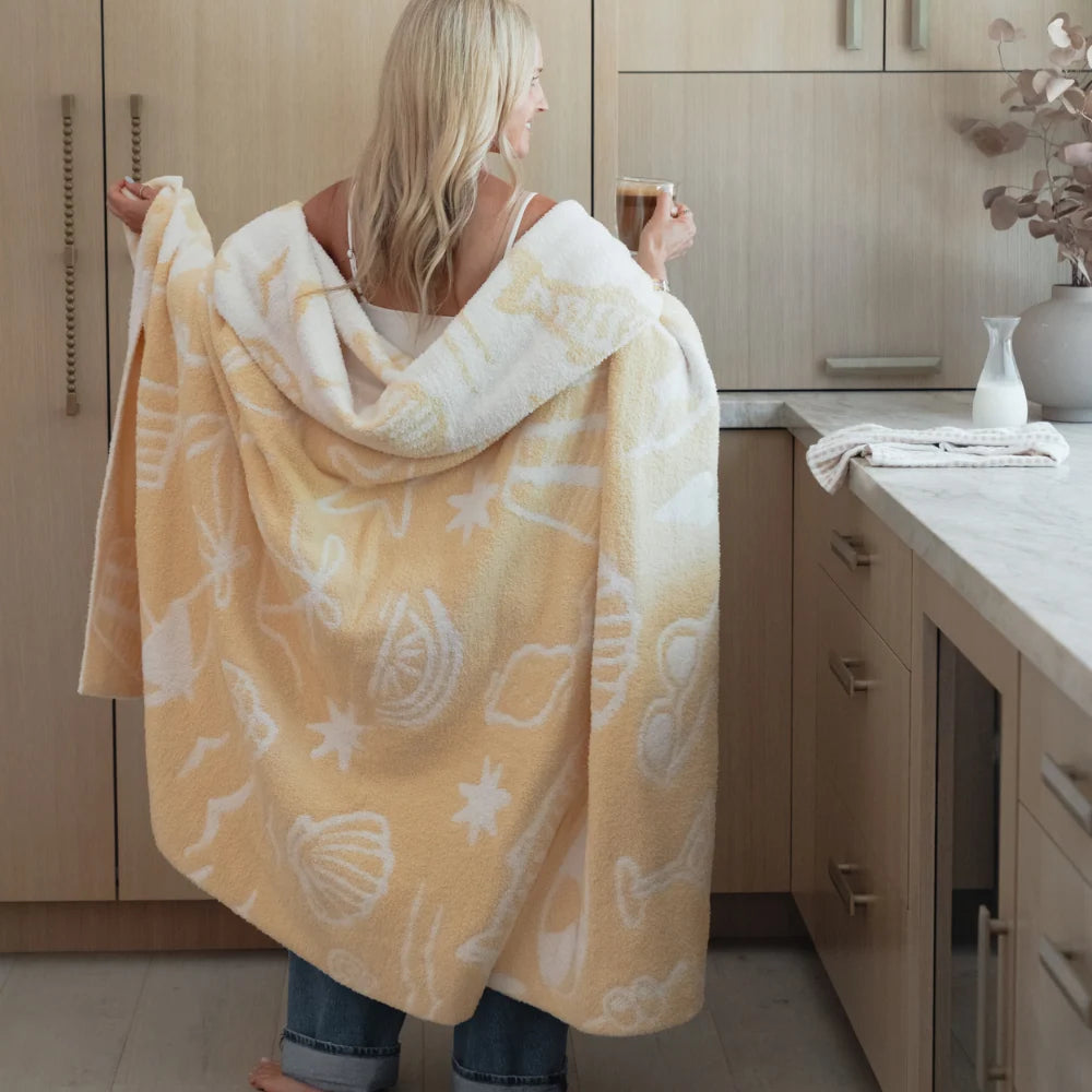 Local Beach Amalfi Luxe Home Blanket