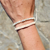 Mauka Jewelry Mixed Aquamarine Gemstone Bracelet