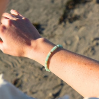 Mauka Jewelry Aquamarine Clasp Bracelet