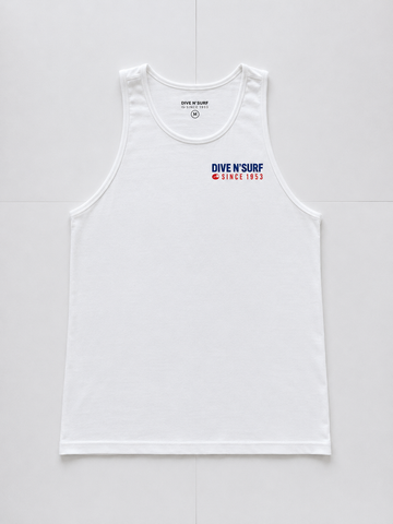 Dive N’ Surf Men’s American Flag Wave Tank top