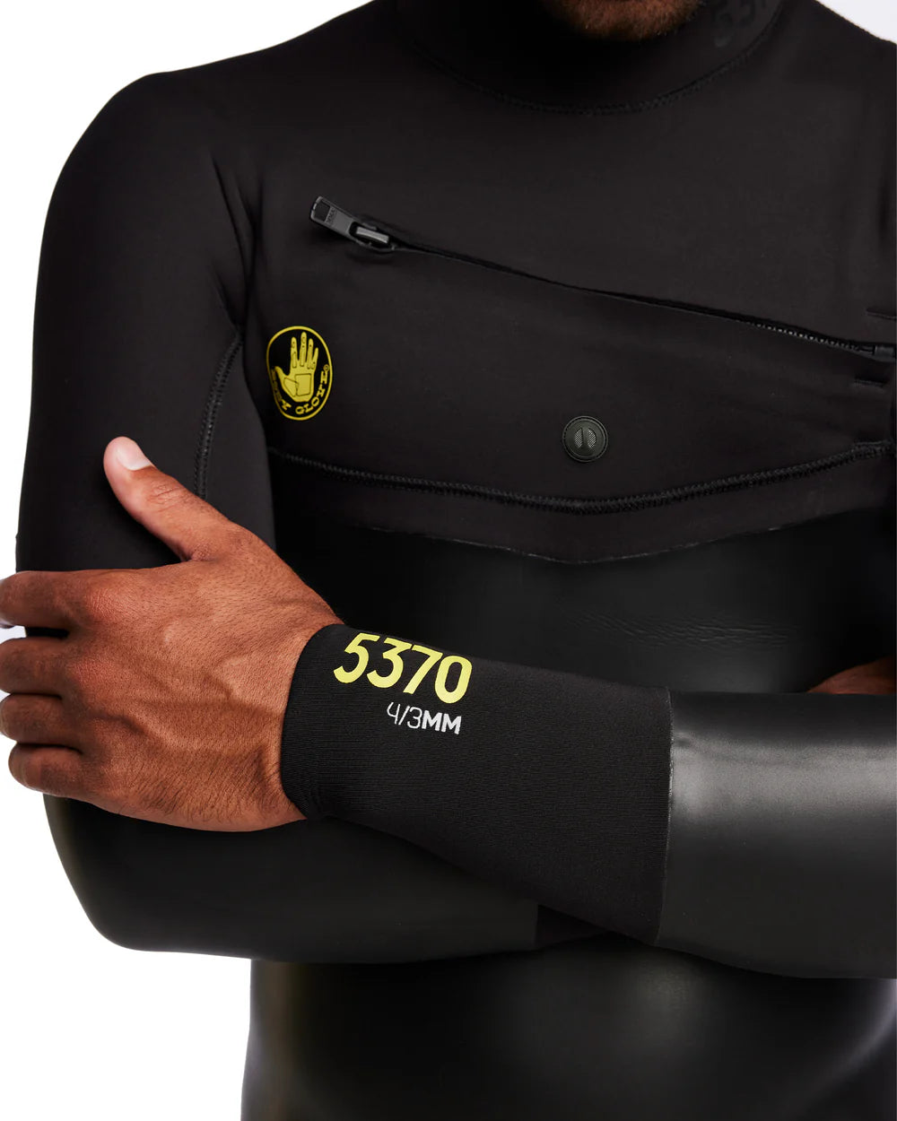 Body Glove Men’s 5370 4/3mm Chest-Zip Fullsuit Wetsuit