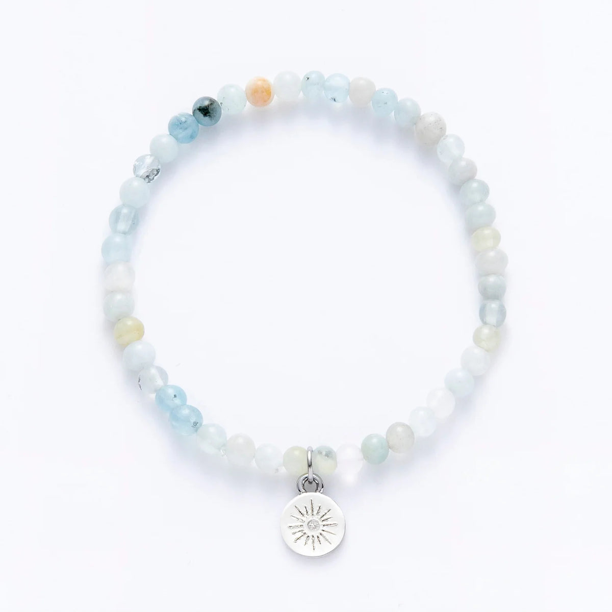 Mauka Jewelry Mixed Aquamarine Gemstone Bracelet