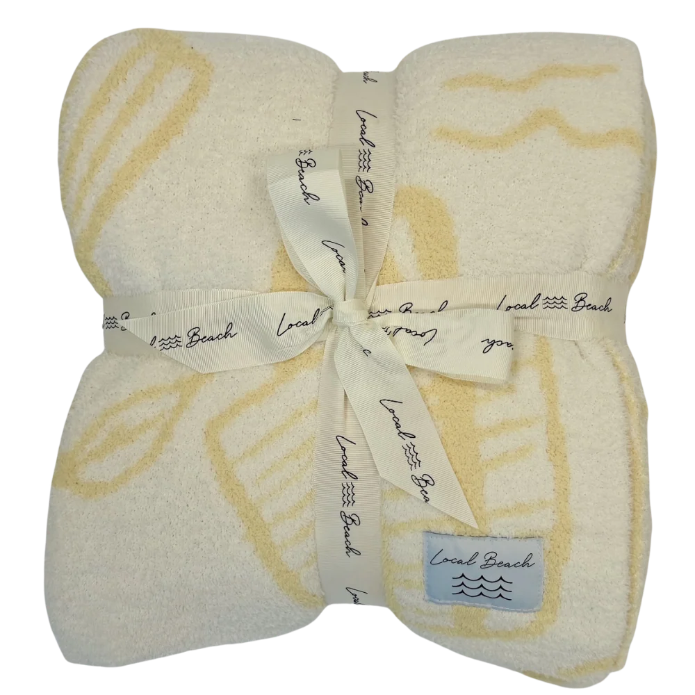 Local Beach Amalfi Luxe Home Blanket