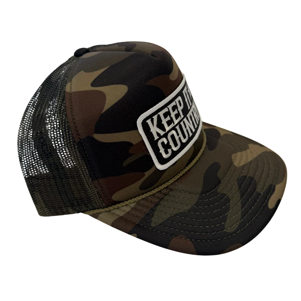 Local Beach Keep It Country Patch Trucker Hat