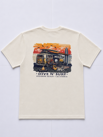 Dive N’ Surf Men’s Camp Life Tee