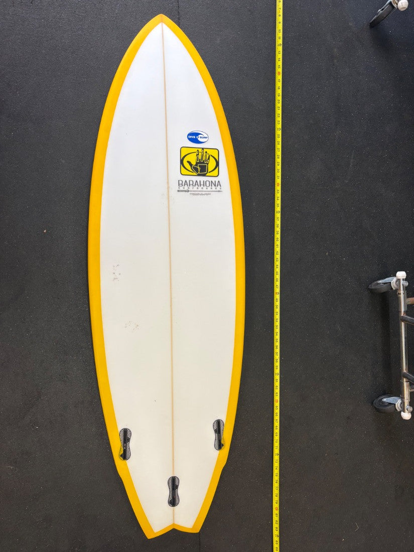 Barahona · 5' 10" — Bottom, nose up and tape on right