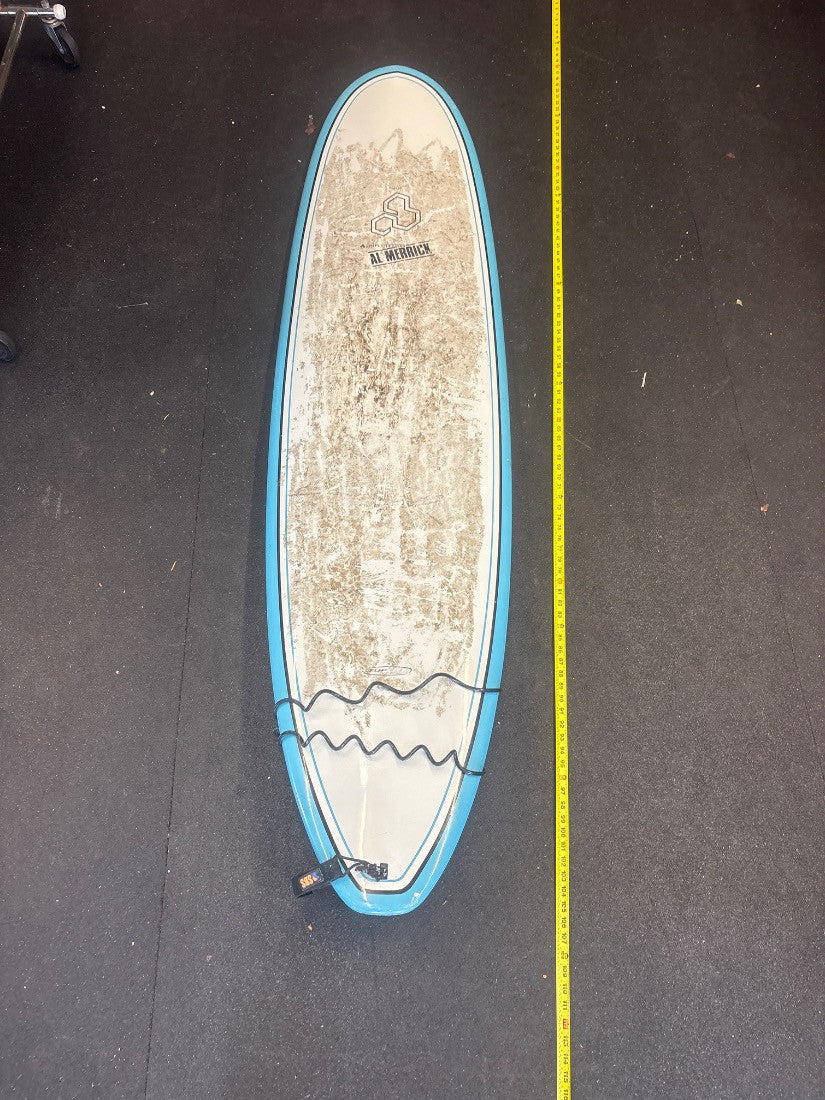Al Merrick · 7' — Deck, nose up and tape on right