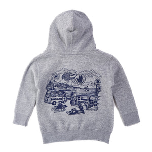 DNS Meets BG Kids Zip Hoodies