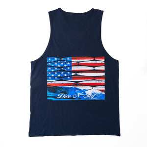 DNS Surfboard Flag Tank Top