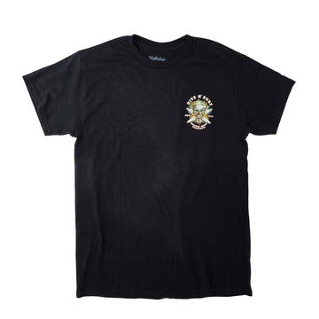 Dive N’ Surf Men’s Skull Surfboard Cross Short Sleeve T-Shirt