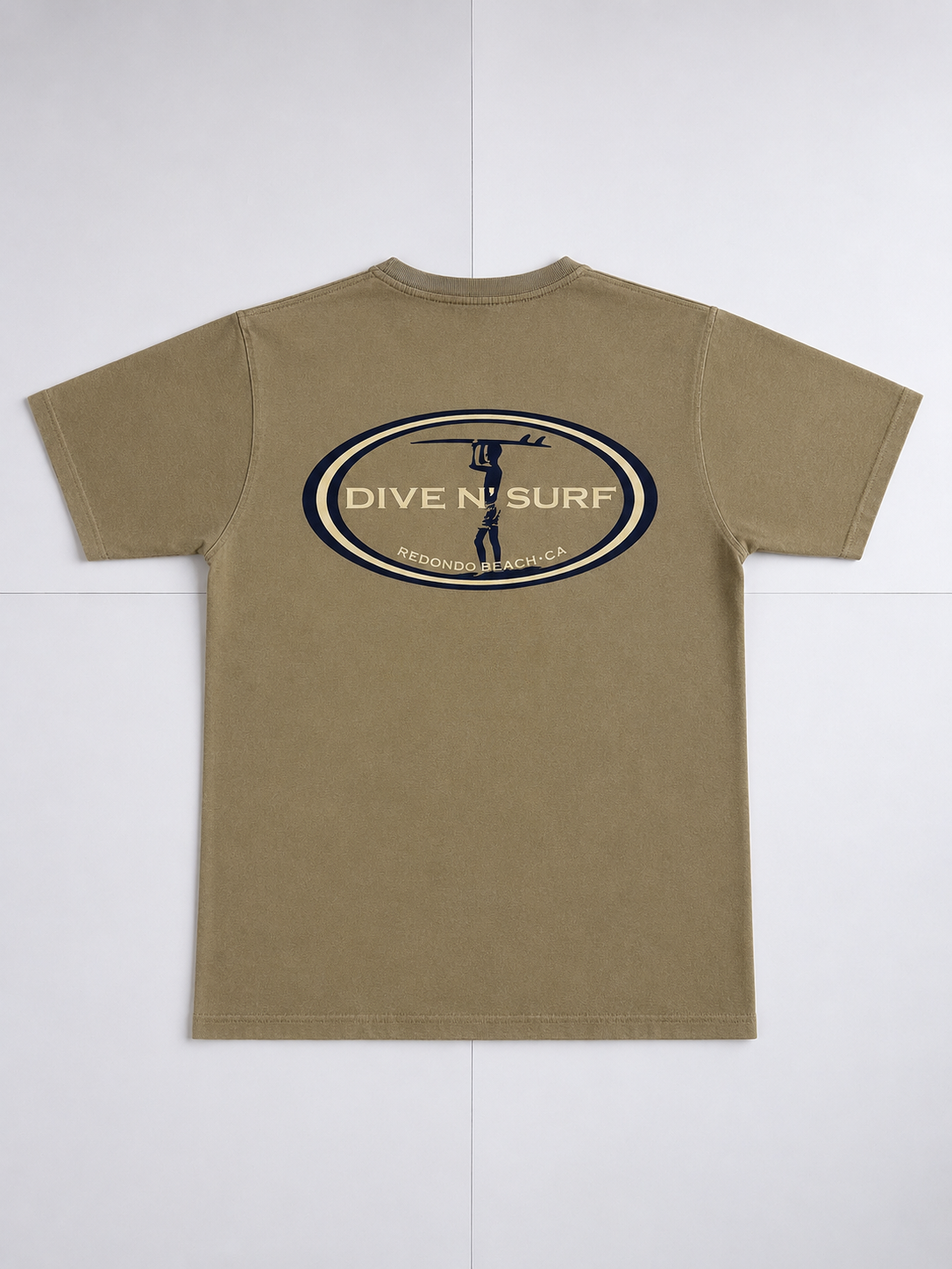 Dive N' Surf Men's Euro Oval Tee