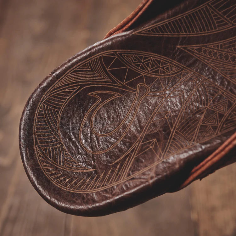 OluKai Hiapo Men's Leather Sandals
