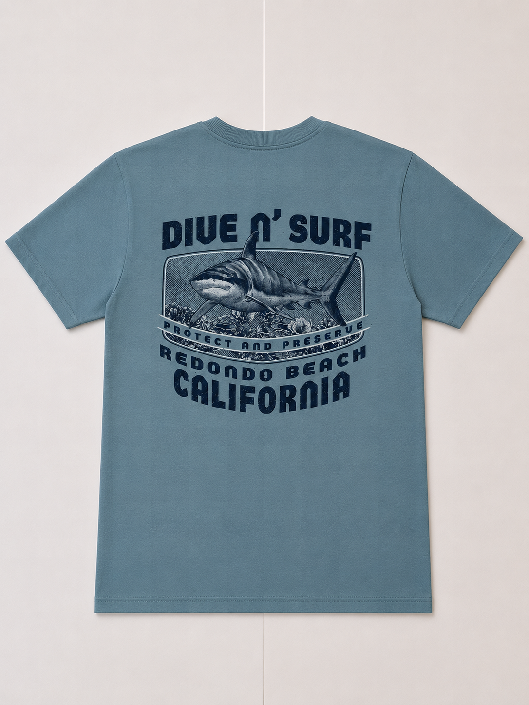 Dive N’ Surf Men’s Interstate Shark Tee