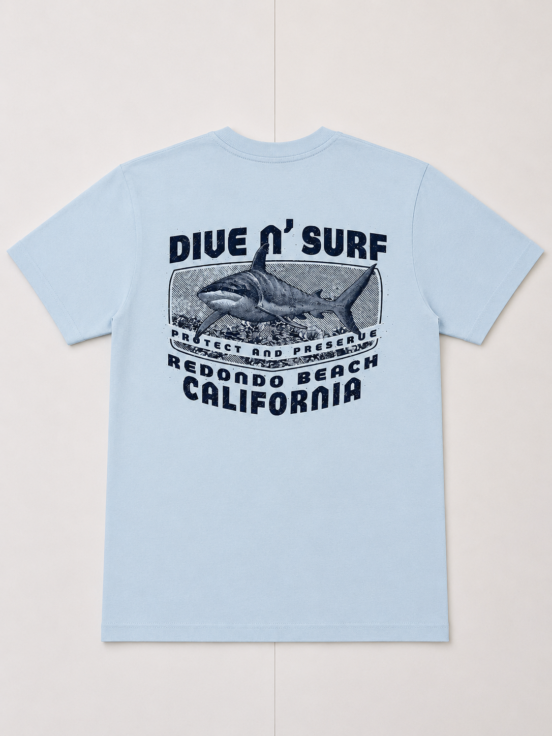 Dive N’ Surf Men’s Interstate Shark Tee