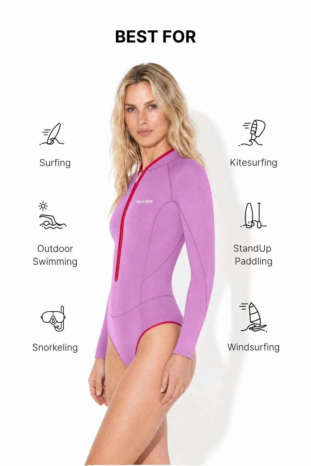 WALLIEN Women's Horizonia Yulex® Spingsuit