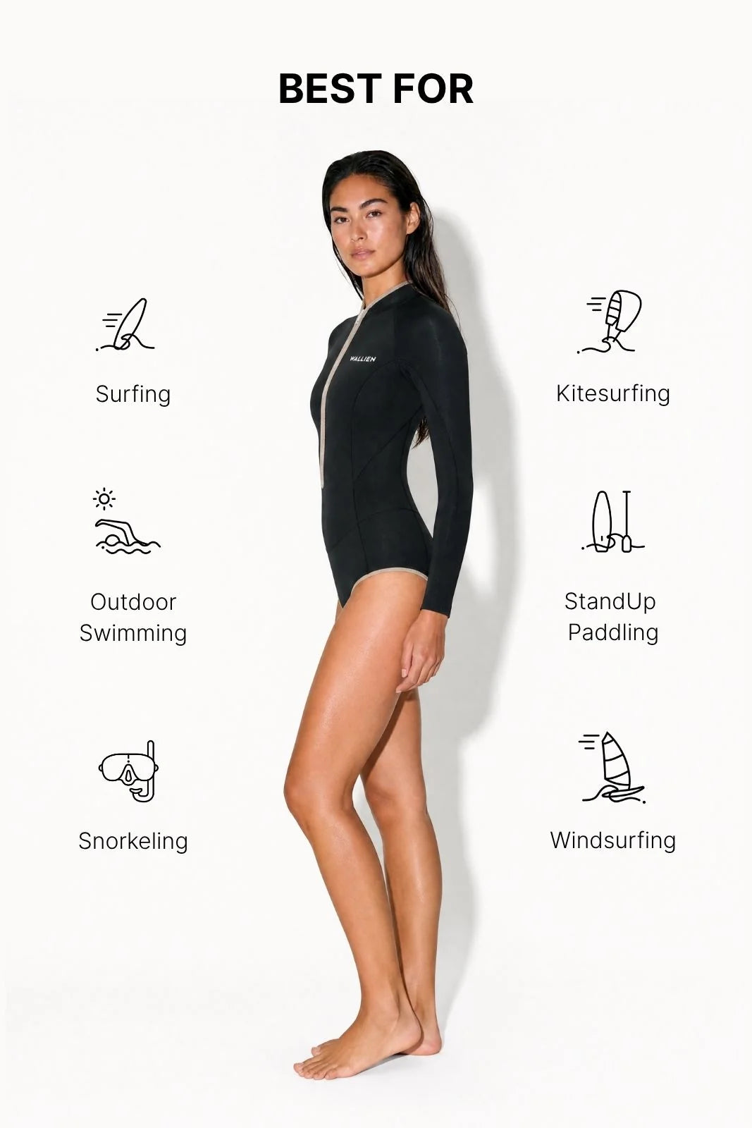 WALLIEN Women's Horizonia Yulex® Spingsuit