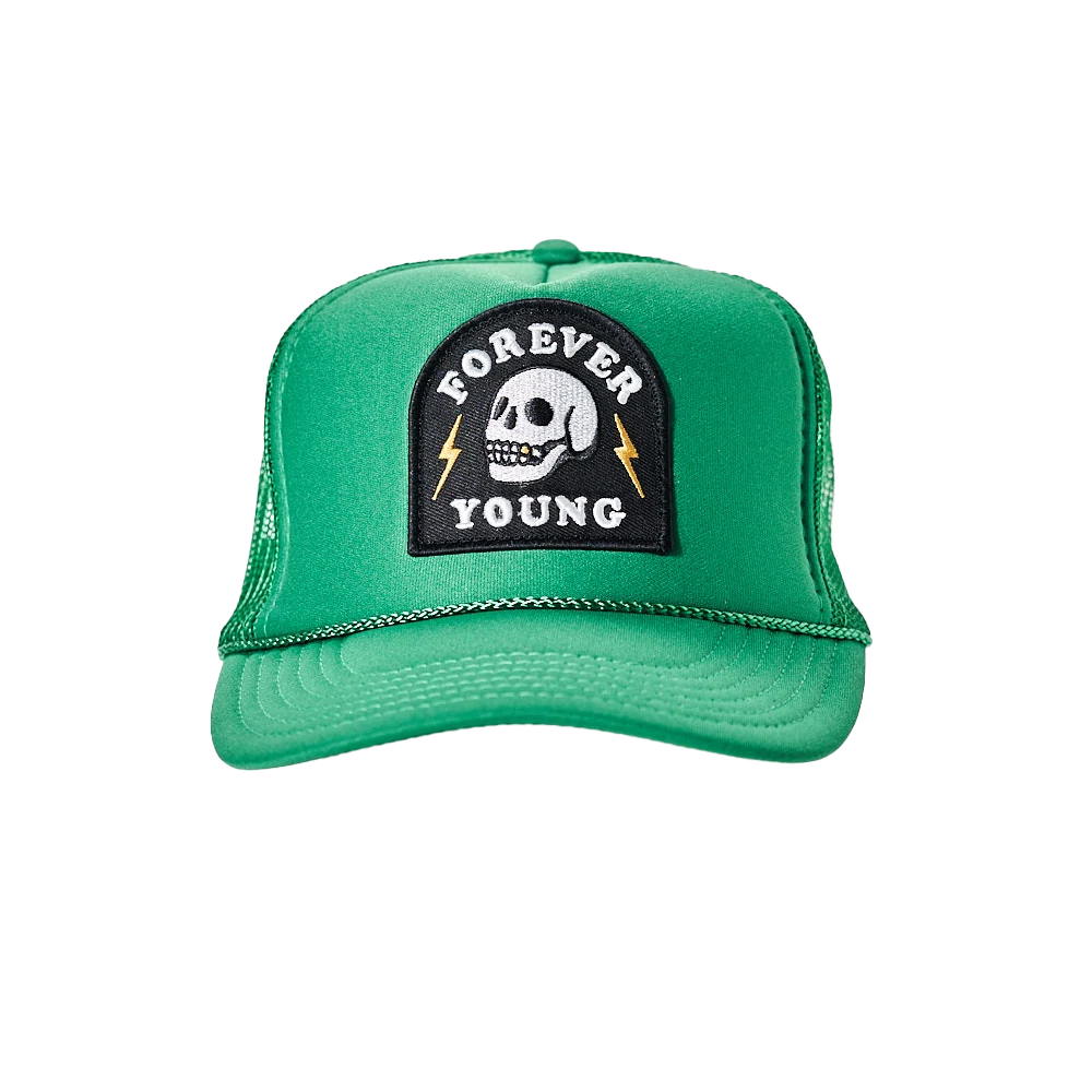 Local Beach Forever Young Patch Trucker Hat
