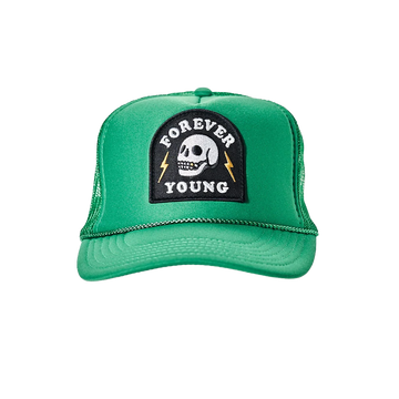 Local Beach Forever Young Patch Trucker Hat