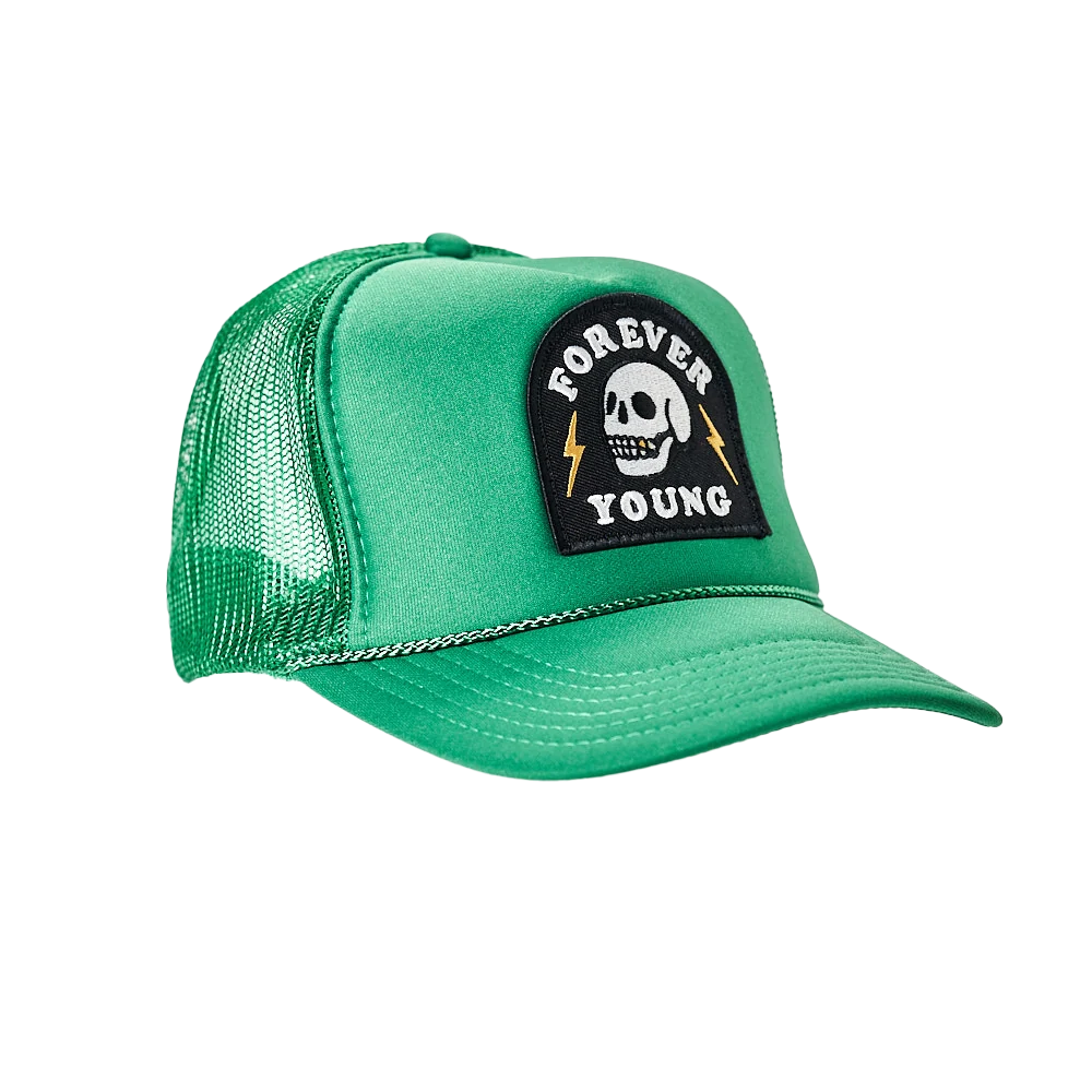 Local Beach Forever Young Patch Trucker Hat