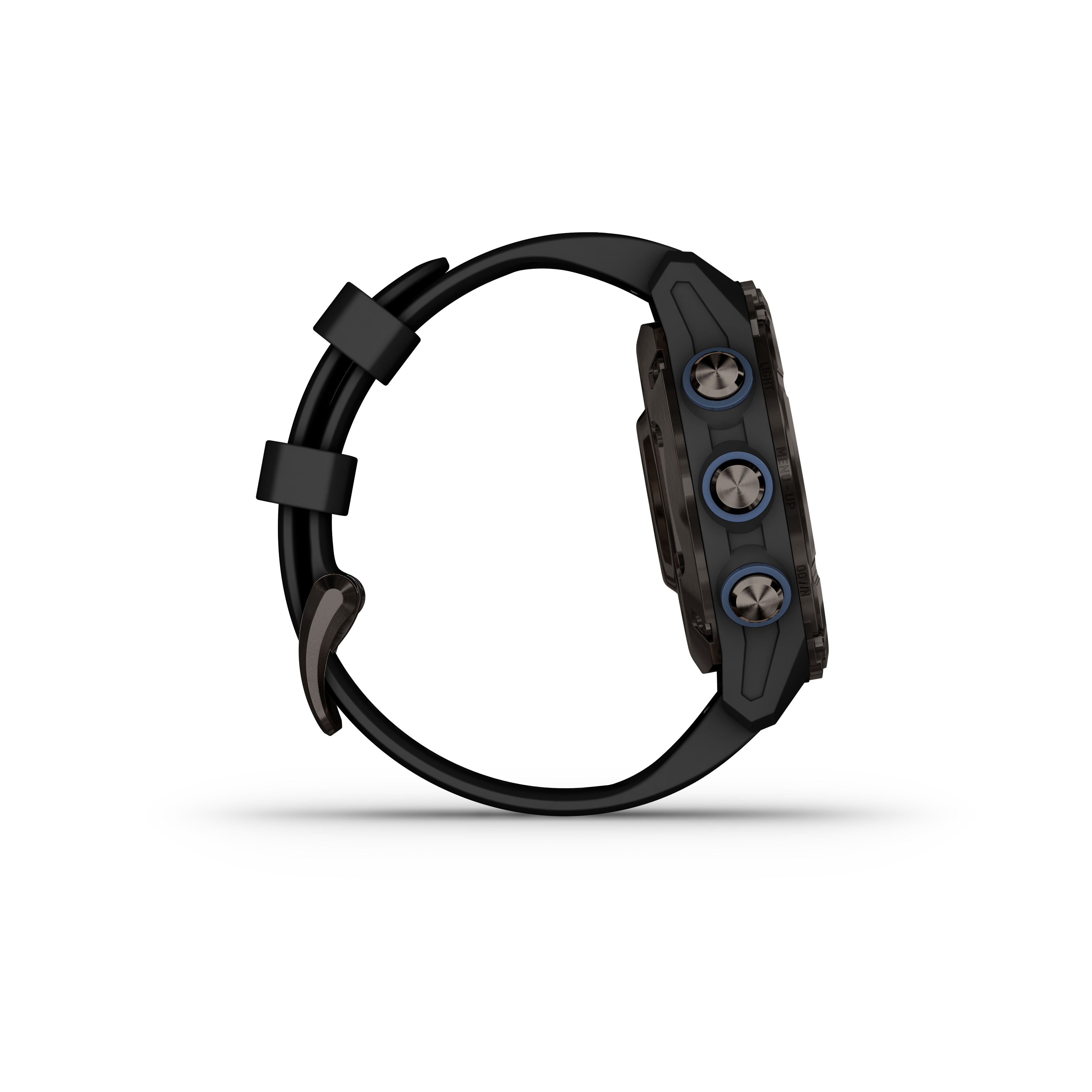 Descent™ Mk3i – 43 mm Carbon Gray DLC Titanium with Black Silicone Band