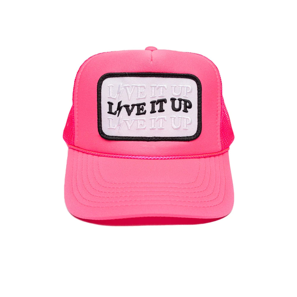 Local Beach Live It Up Patch Trucker Hat
