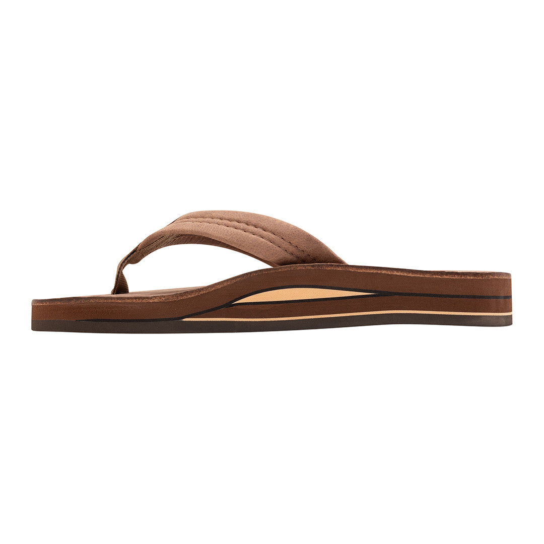 Rainbow Sandals Luxury Leather Double Layer Arch Support