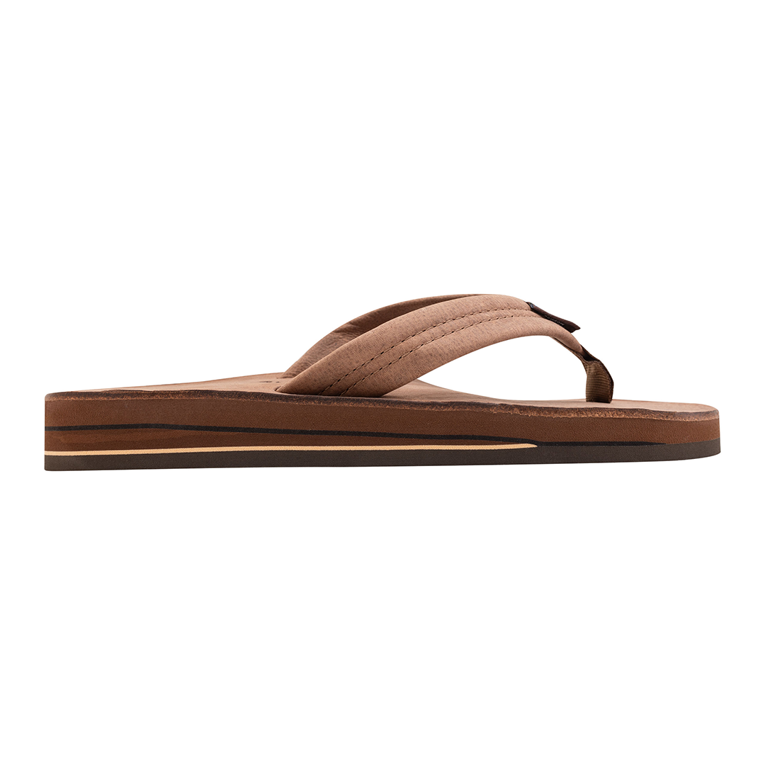 Rainbow Sandals Luxury Leather Double Layer Arch Support