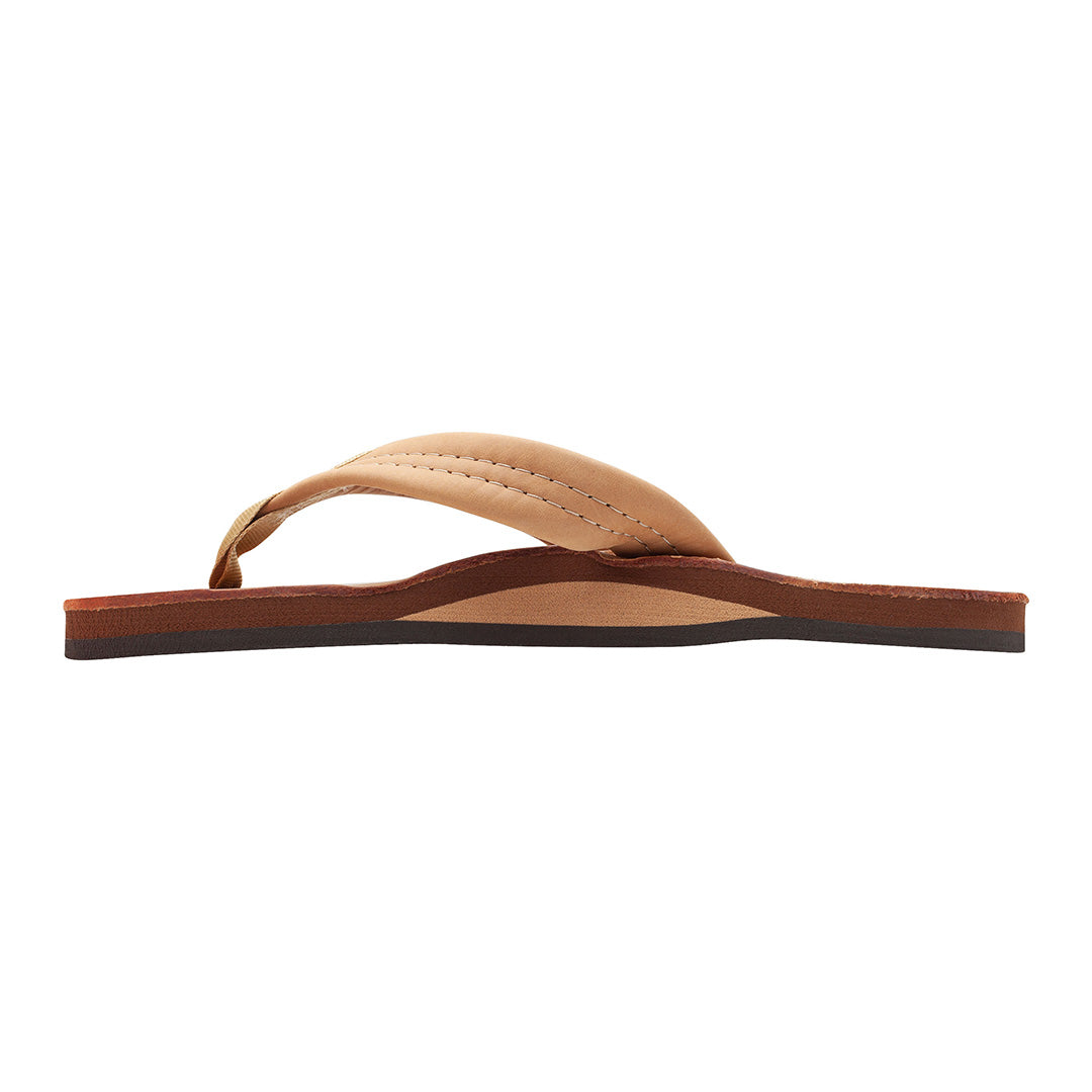 Rainbow Women's Sandals Luxury Leather Single Layer Arch Support