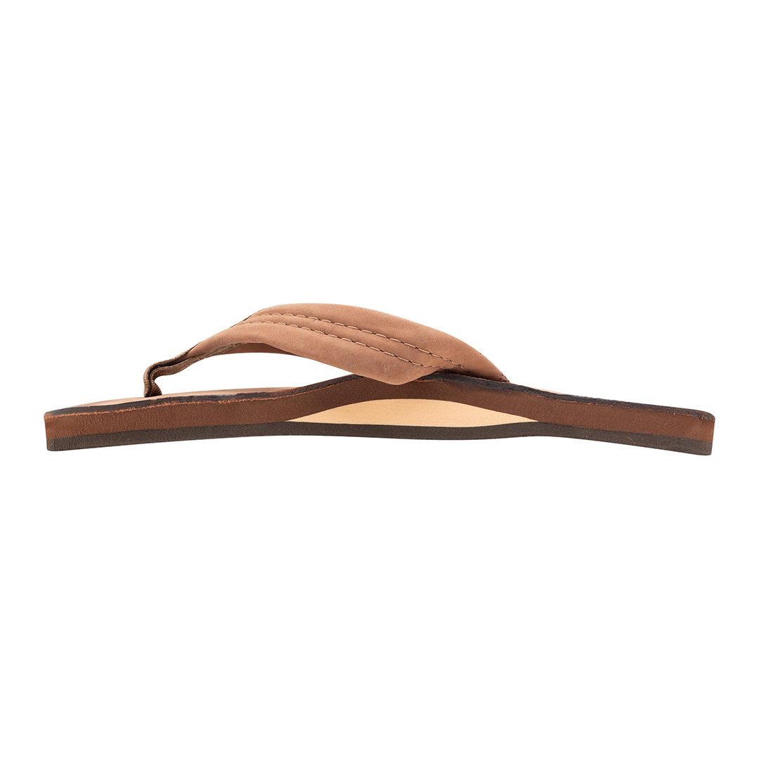 Rainbow Women's Sandals Luxury Leather Single Layer Arch Support
