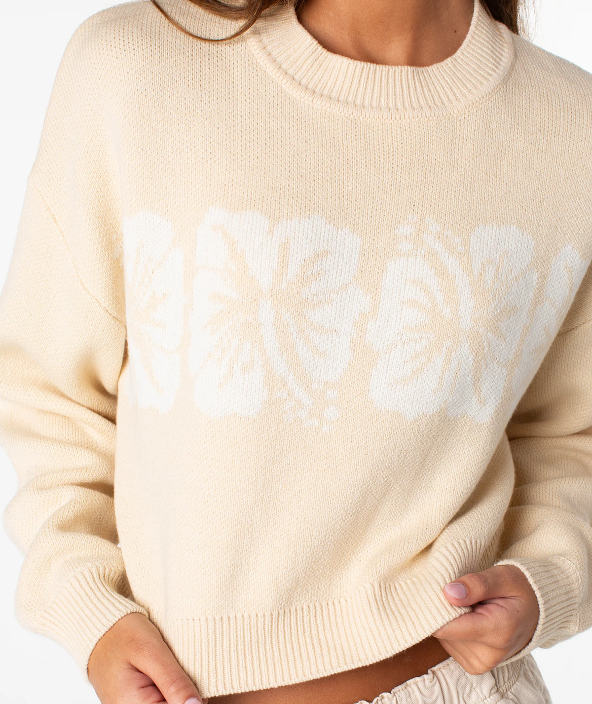 Roxy Hibiscus Harmony Sweater