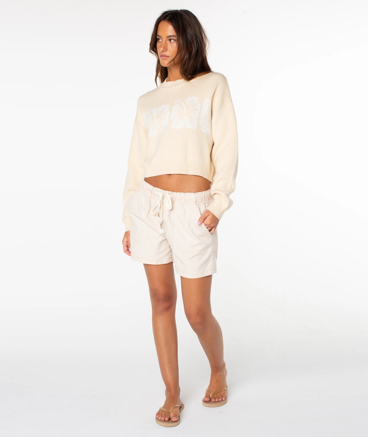 Roxy Hibiscus Harmony Sweater