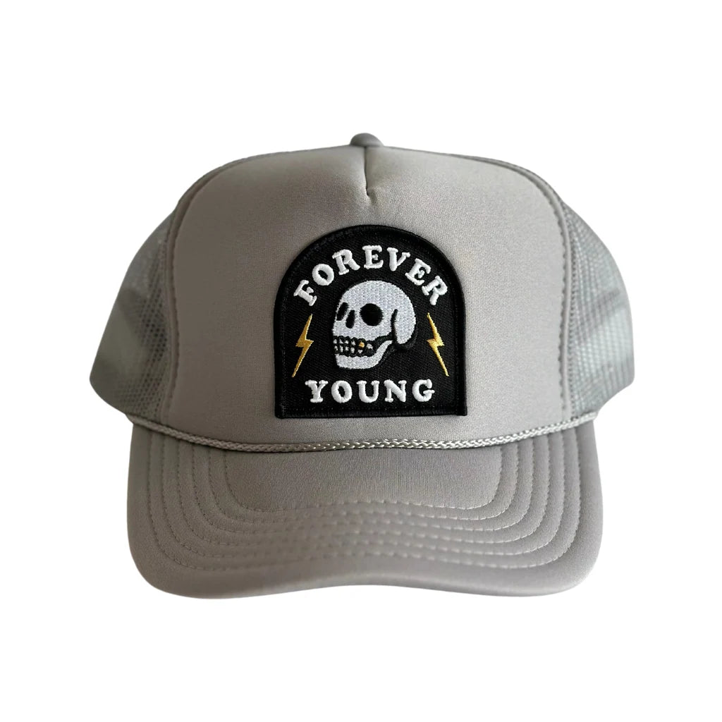 Local Beach Forever Young Patch Trucker Hat
