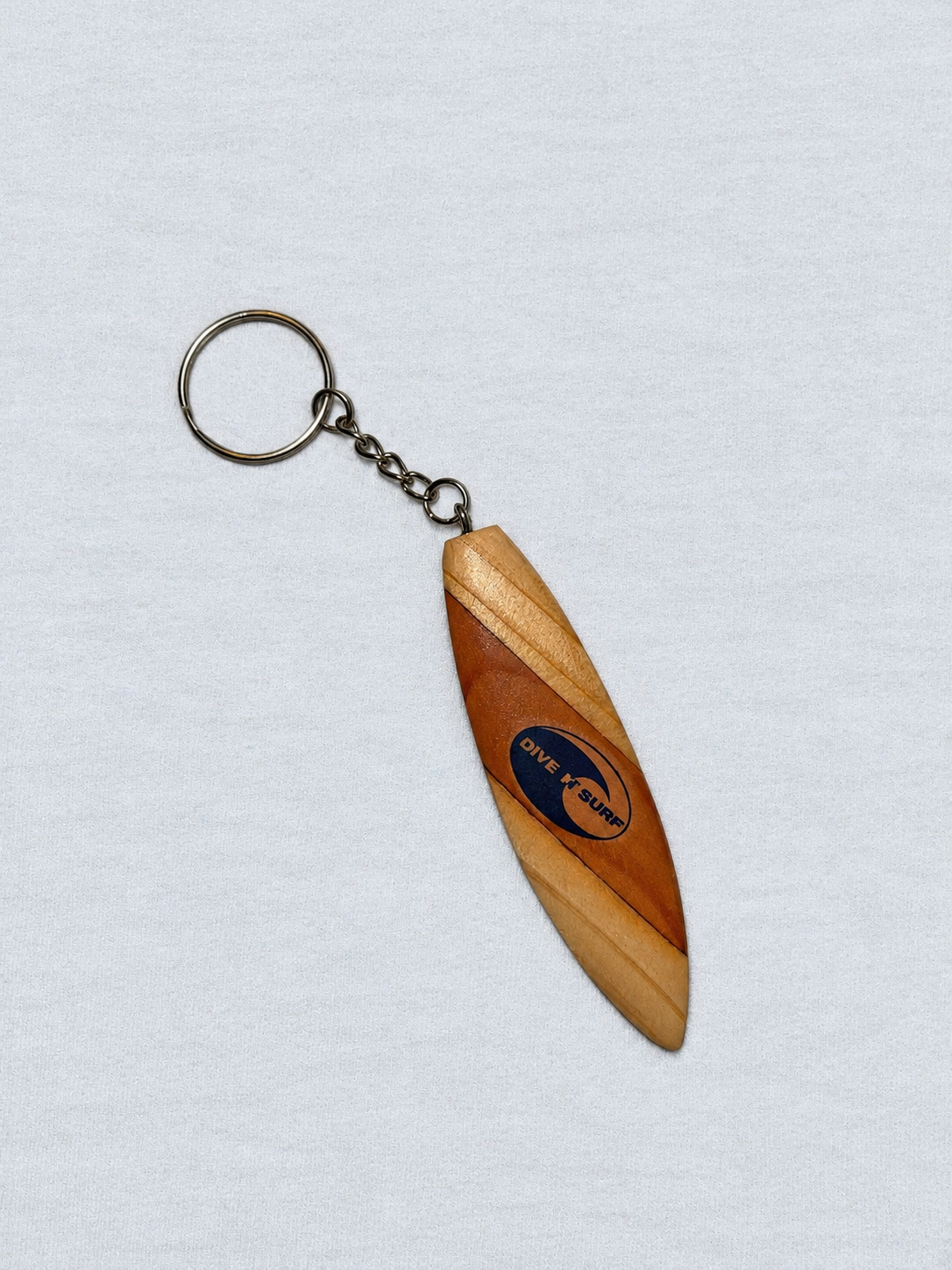 Makau Wood Surfboard Keychain