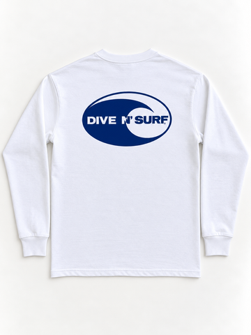 Dive N’ Surf Logo Long Sleeve Tee