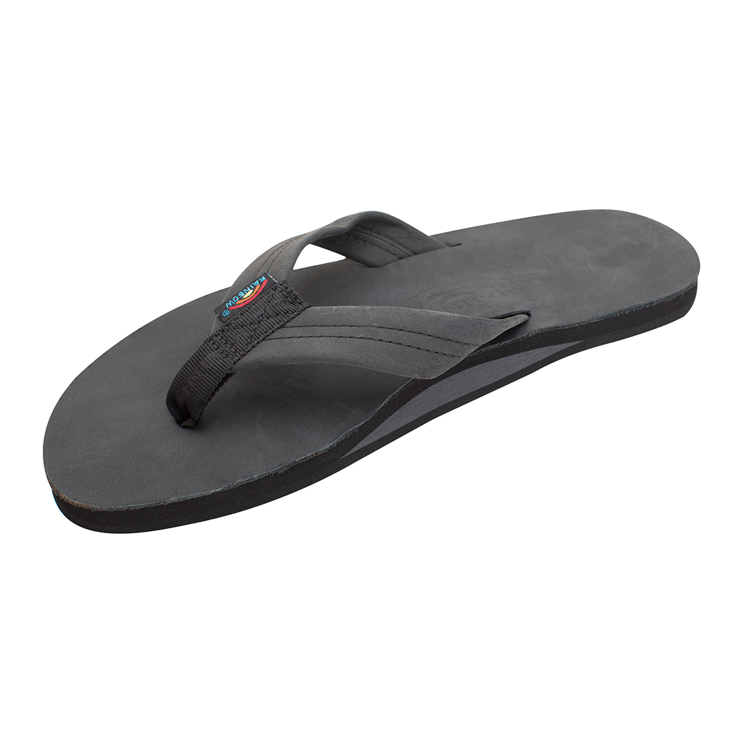 Rainbow Sandals Single Layer Premier Leather with Arch Support 1" Strap