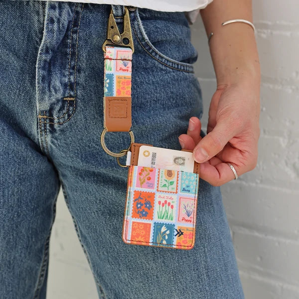 Thread Stamps Keychain Clip