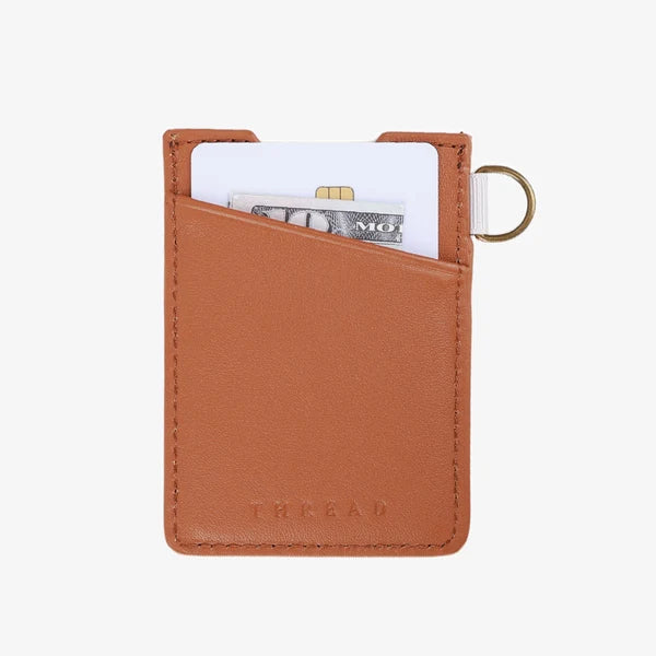 Thread Wallets Fleur Vertical Leather Wallet