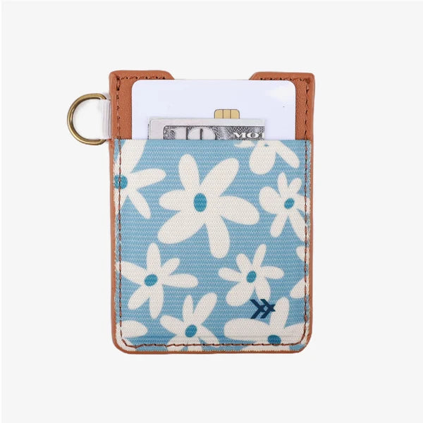 Thread Wallets Fleur Vertical Leather Wallet