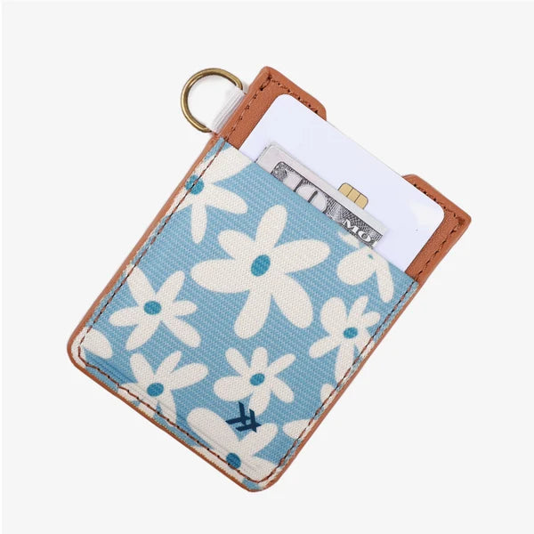 Thread Wallets Fleur Vertical Leather Wallet